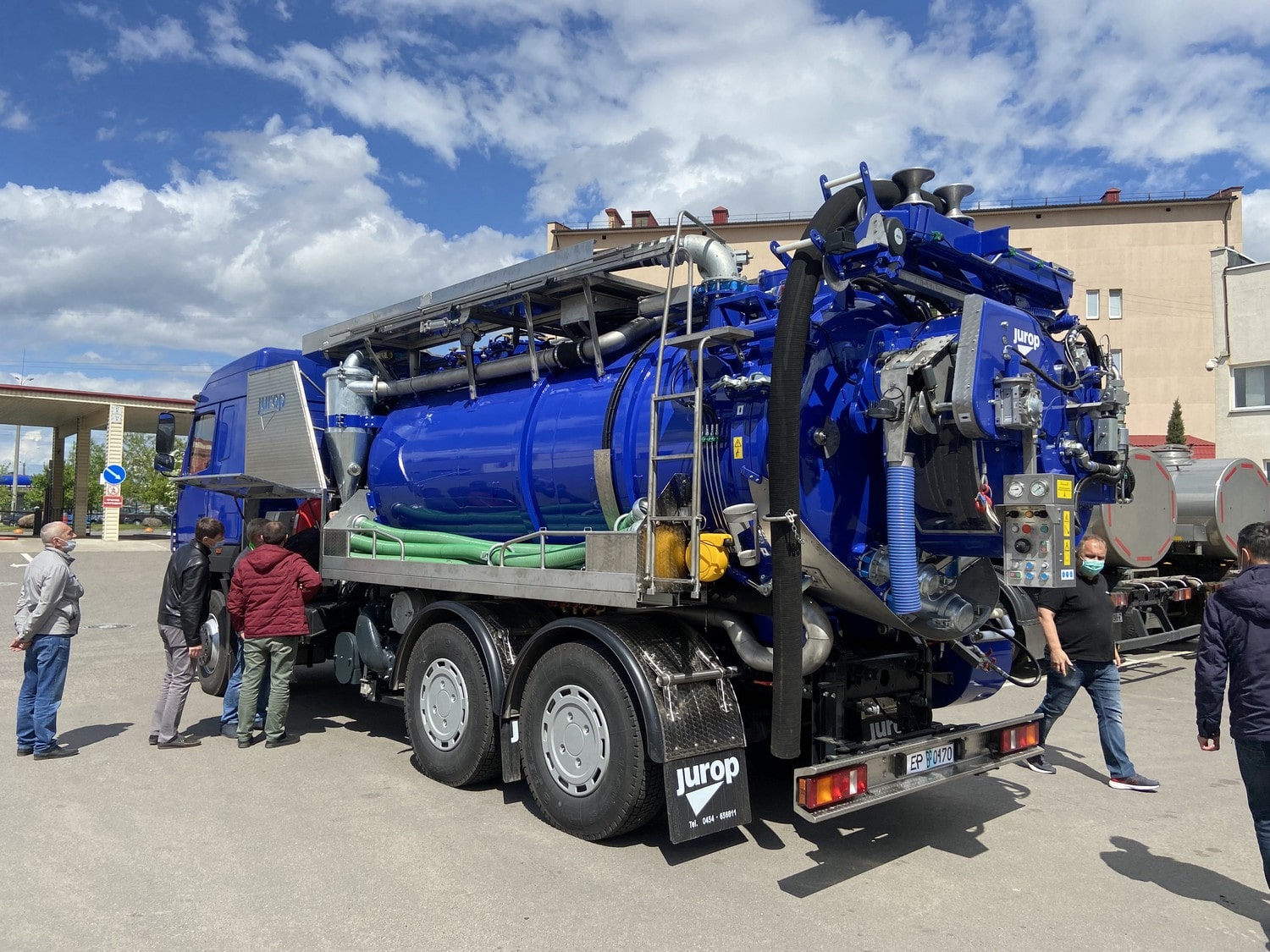 Каналопромывочная машина Jurop